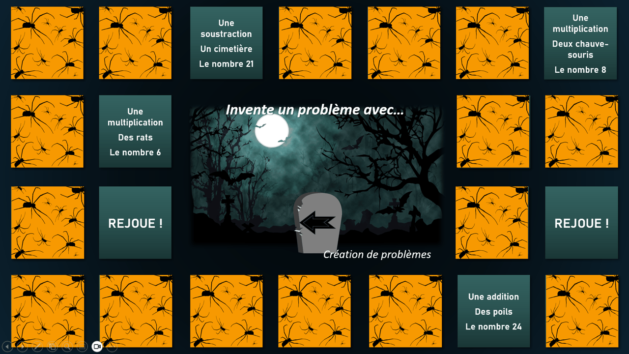 Créations orthophoniques Cognition Gare aux zombies Jeu de l'oie interactif PPT