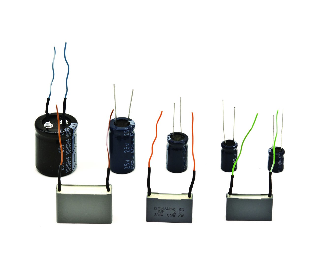 Educaduino Électricité Jeu de 10 condensateurs 25V série