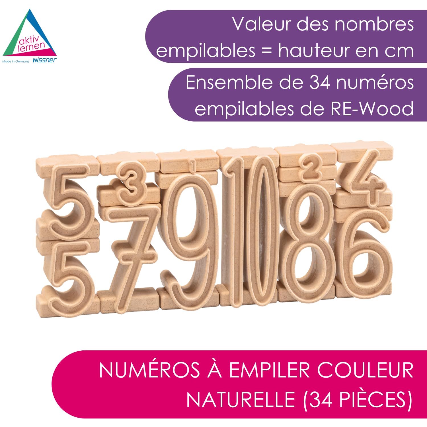 Wissner Zahlen & Rechnen R80021.000 tours nombres nature