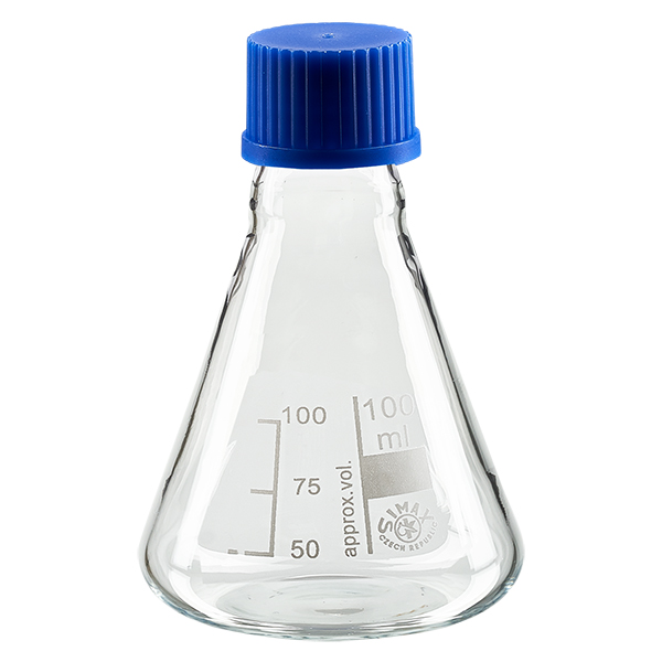Educaduino Verrerie Lots Erlenmeyers SIMAX à vis verre