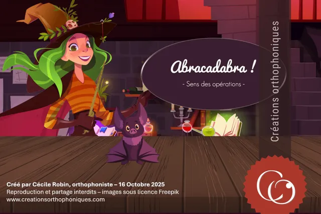 Créations orthophoniques Mémoire Abracadabra jeu PowerPoint enfant