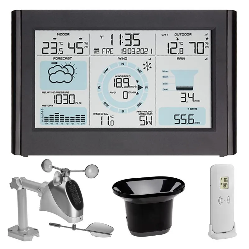 Educaduino Physique Station météo LCD sans fil complète