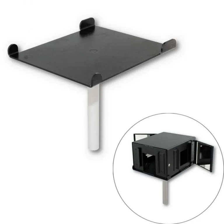 Educaduino Optique et ondes Support source à miroirs tige Ø10 acier