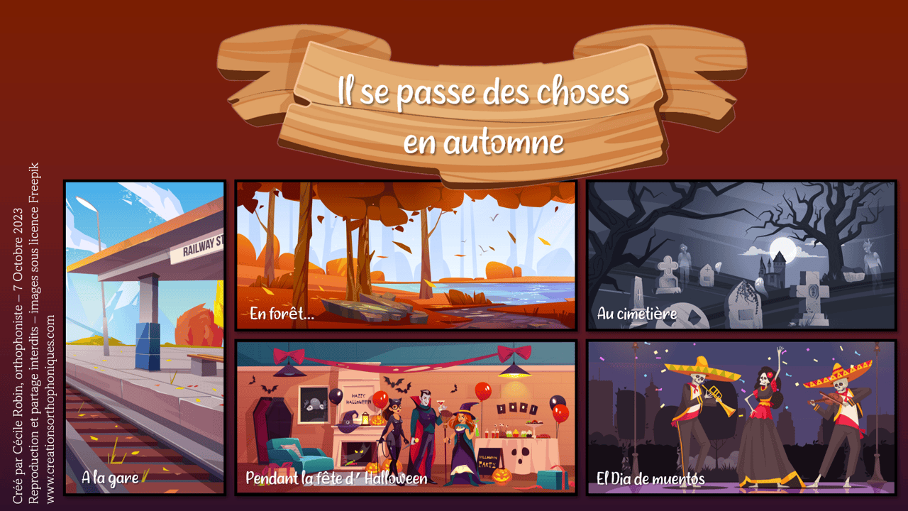 Créations orthophoniques El Día de los Muertos lecture consignes