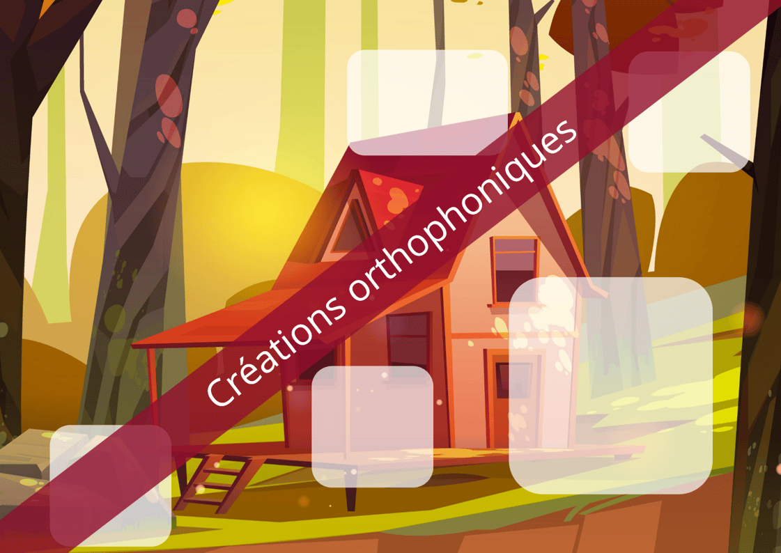 Créations orthophoniques Langage oral Scène créative maison forêt PDF
