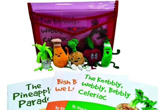 Purely Nutrition Story Books 5-A-Day livre enfant + marionnettes