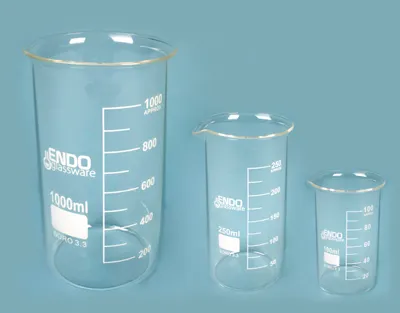 Educaduino Verrerie Lots Béchers forme haute à bec verre