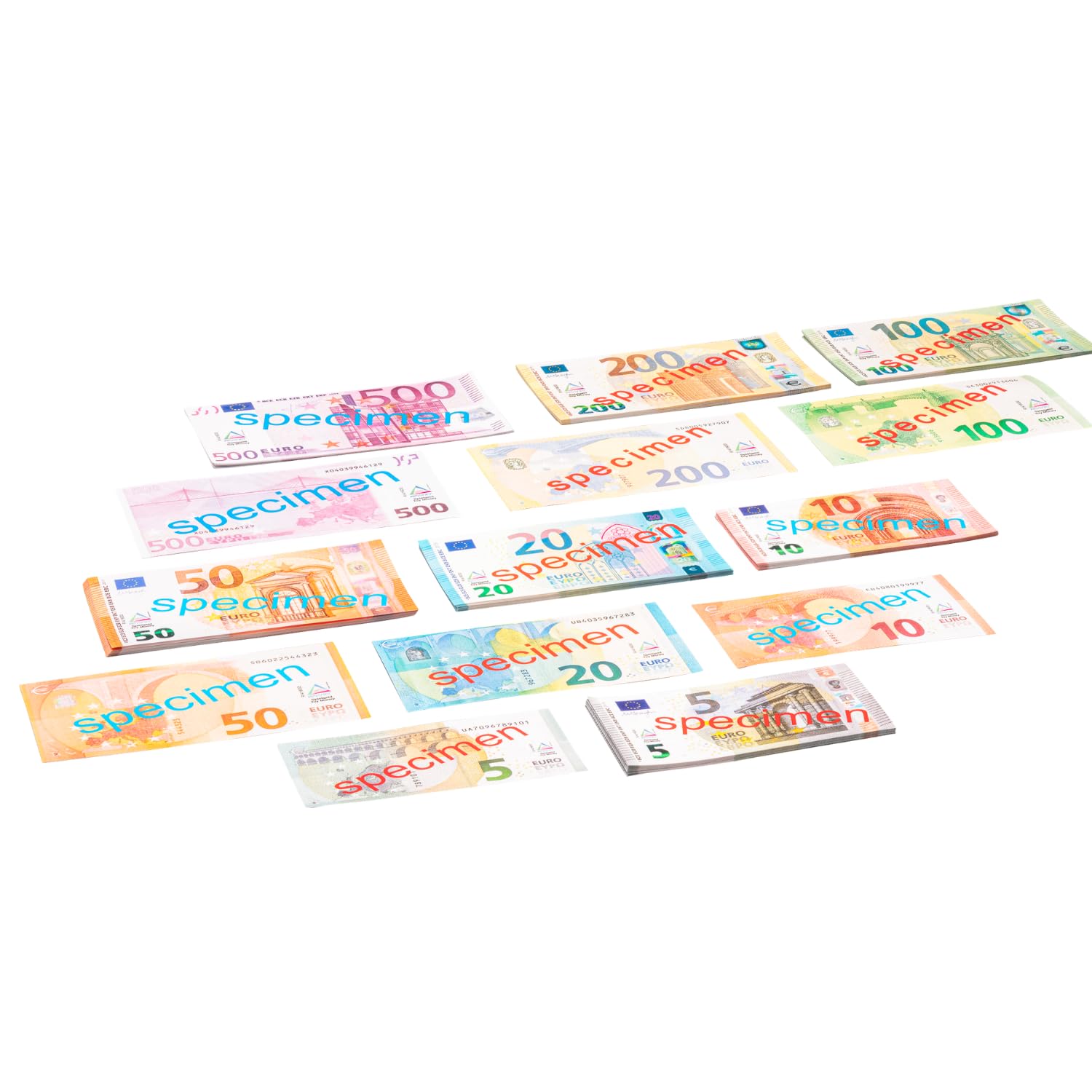 Wissner Lernspiele billets euros jouet 140 billets recto verso