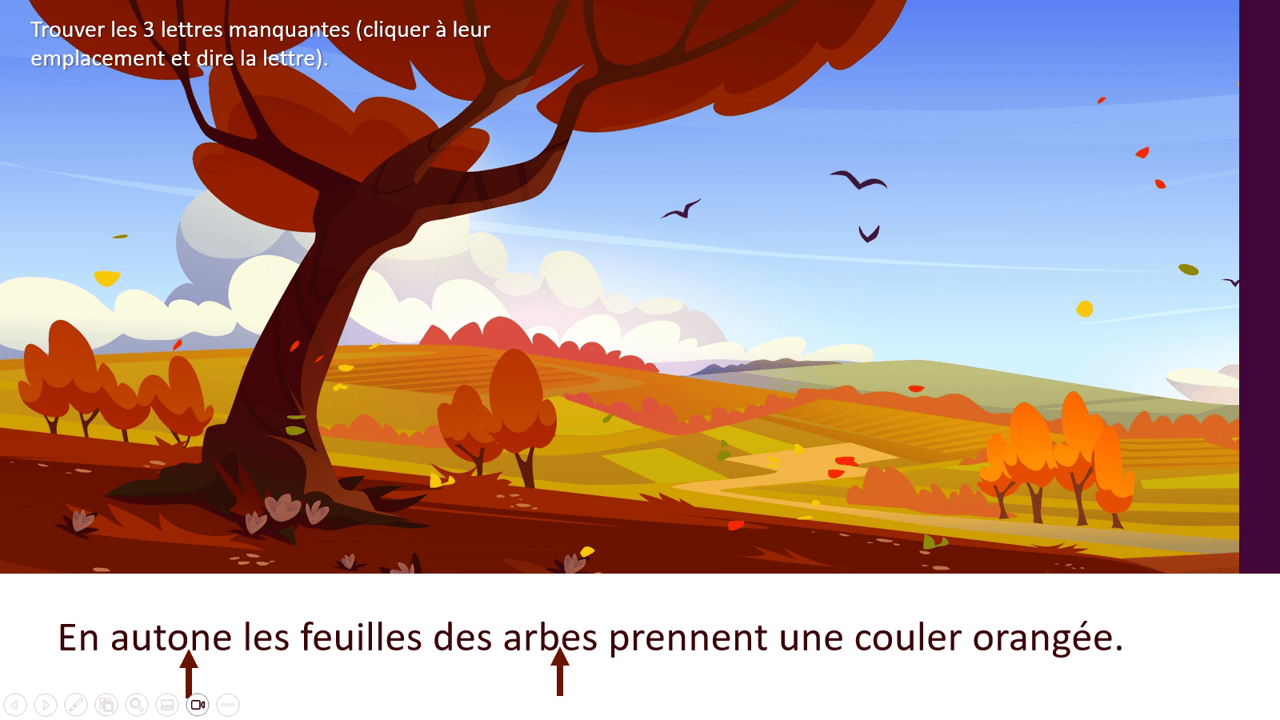 Créations orthophoniques Lecture Phrases de saison fiches Automne gratuit