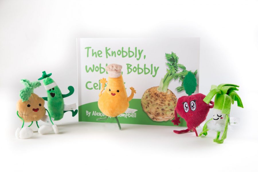 Purely Nutrition Story Books Celeriac livre + marionnettes 3-5 ans