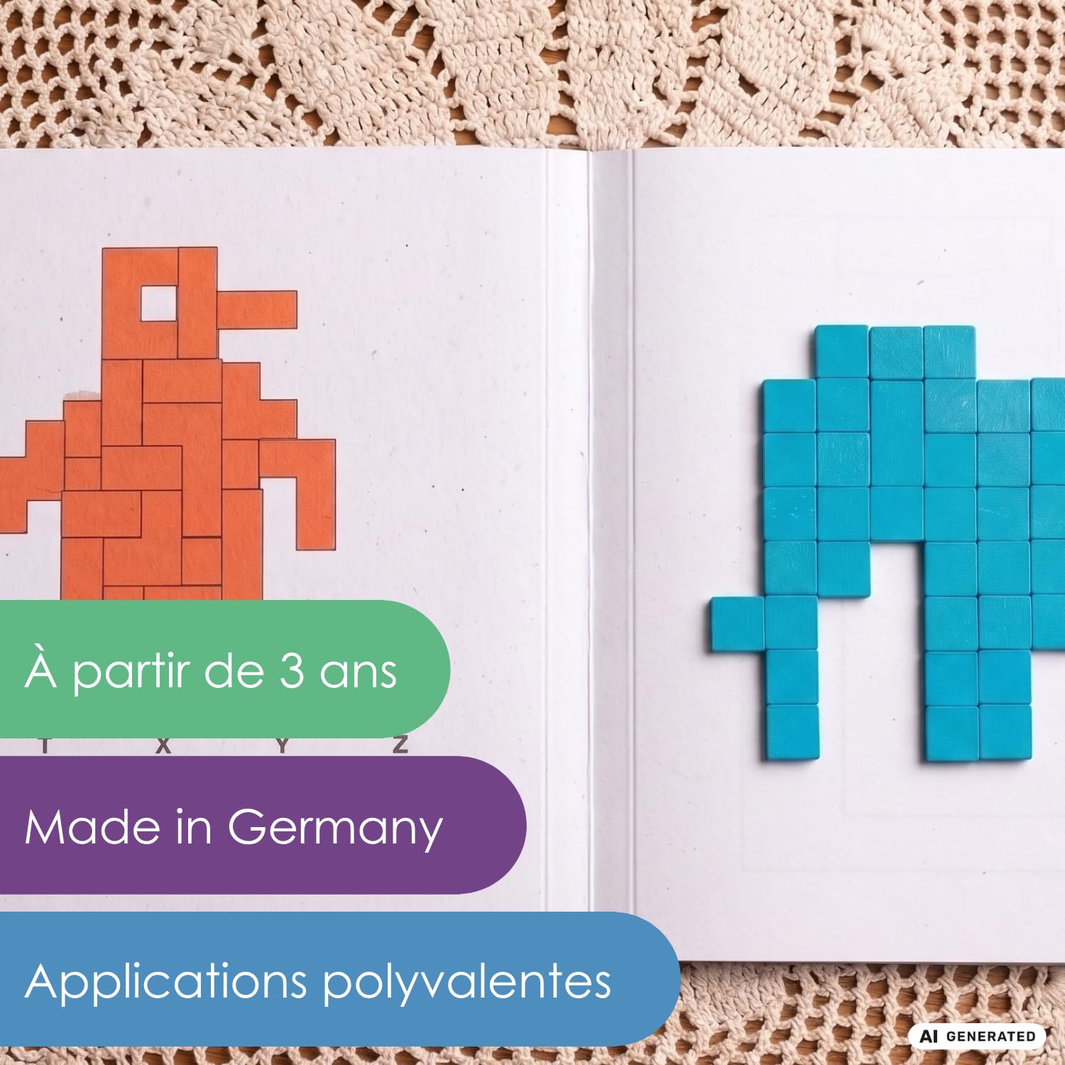 Wissner Raum & Form livret Pentominos 20 modèles taille réelle