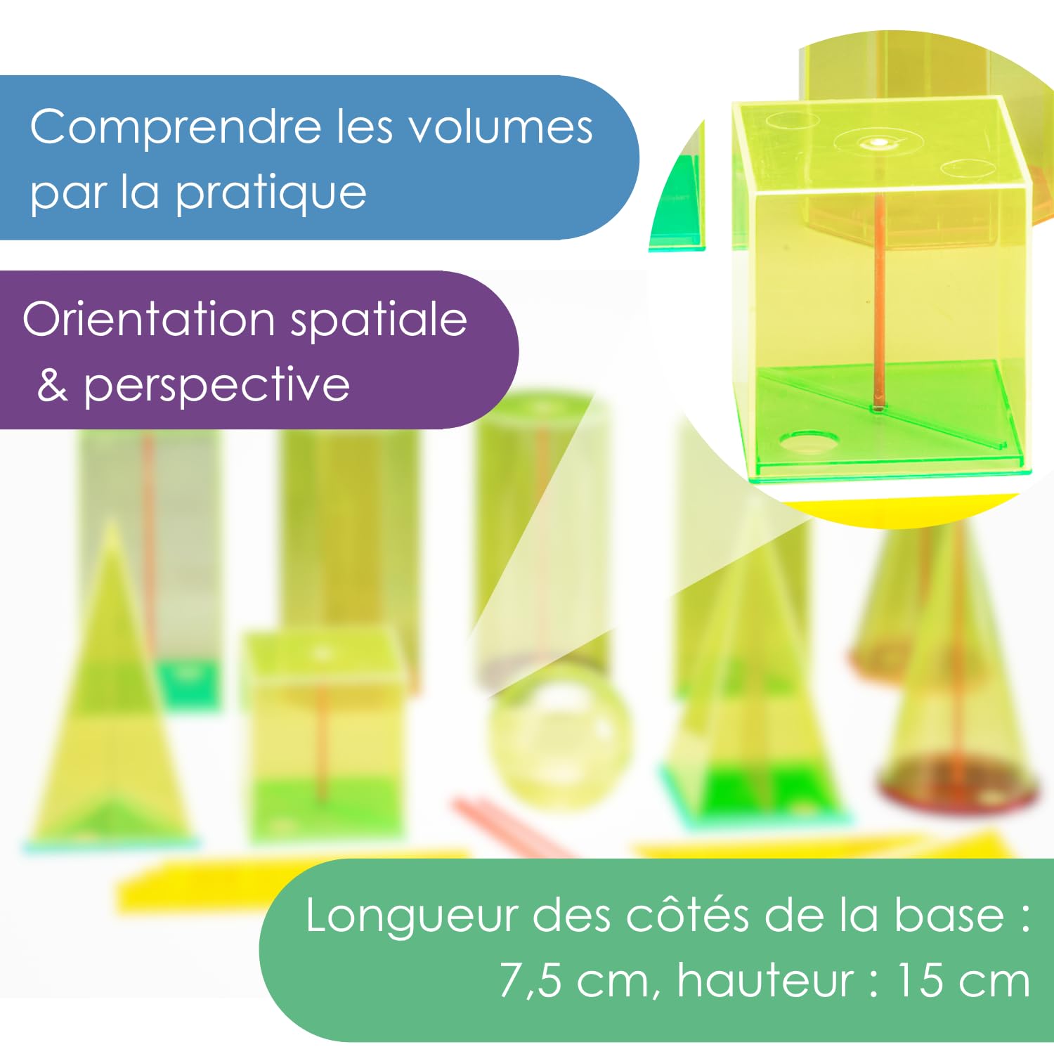 Wissner Raum & Form géocorps 15cm 38 pièces RE-Plastic