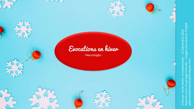 Créations orthophoniques Neuro adulte Evocations en hiver PowerPoint