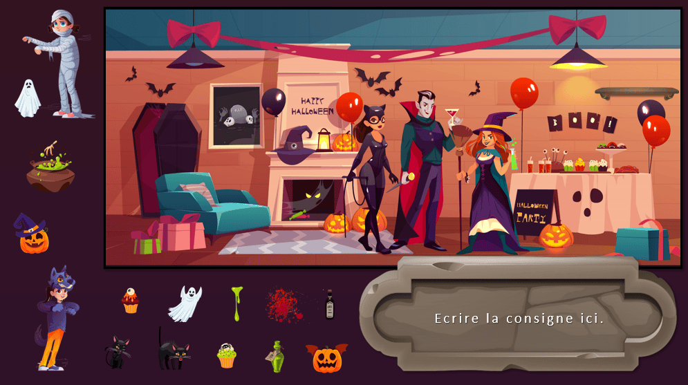 Créations orthophoniques Lecture Vive l'automne scènes gratuit