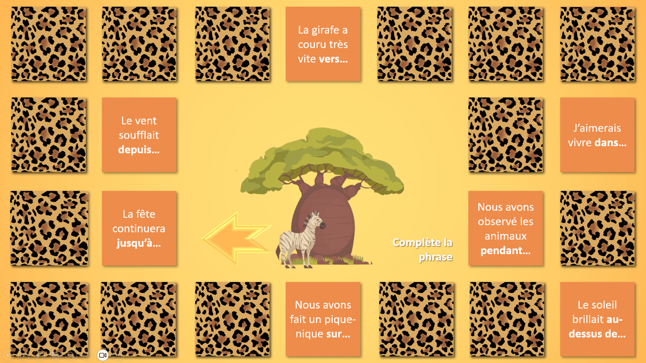 Créations orthophoniques Parcours dans la savane jeu interactif calcul mental