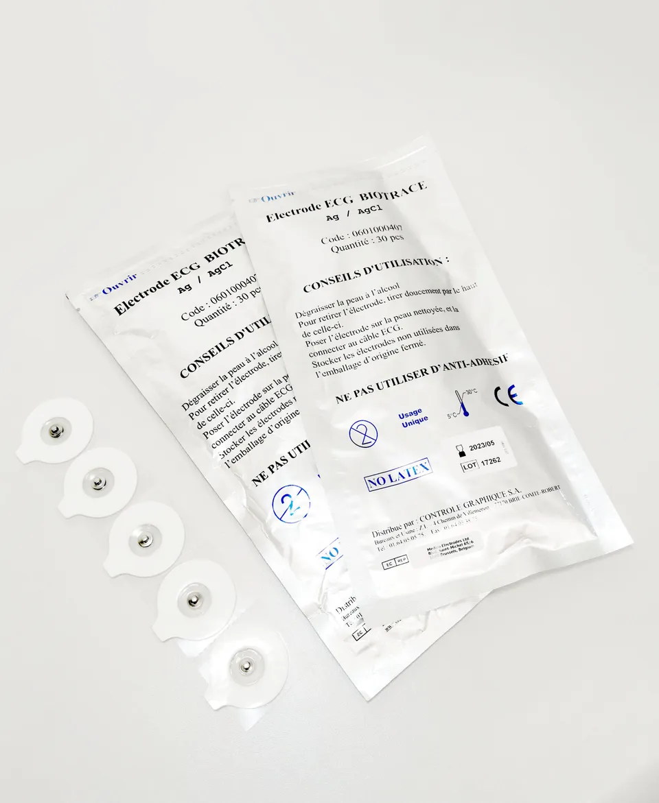 Educaduino SVT électrodes pré-gélifiées mesure cardiaque