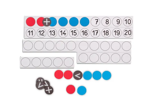 Wissner Zahlen & Rechnen Tableau magnétique calcul + 22 jetons