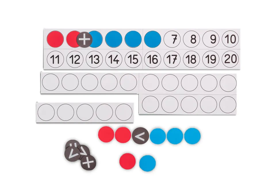 Wissner Zahlen & Rechnen Tableau magnétique calcul + 22 jetons