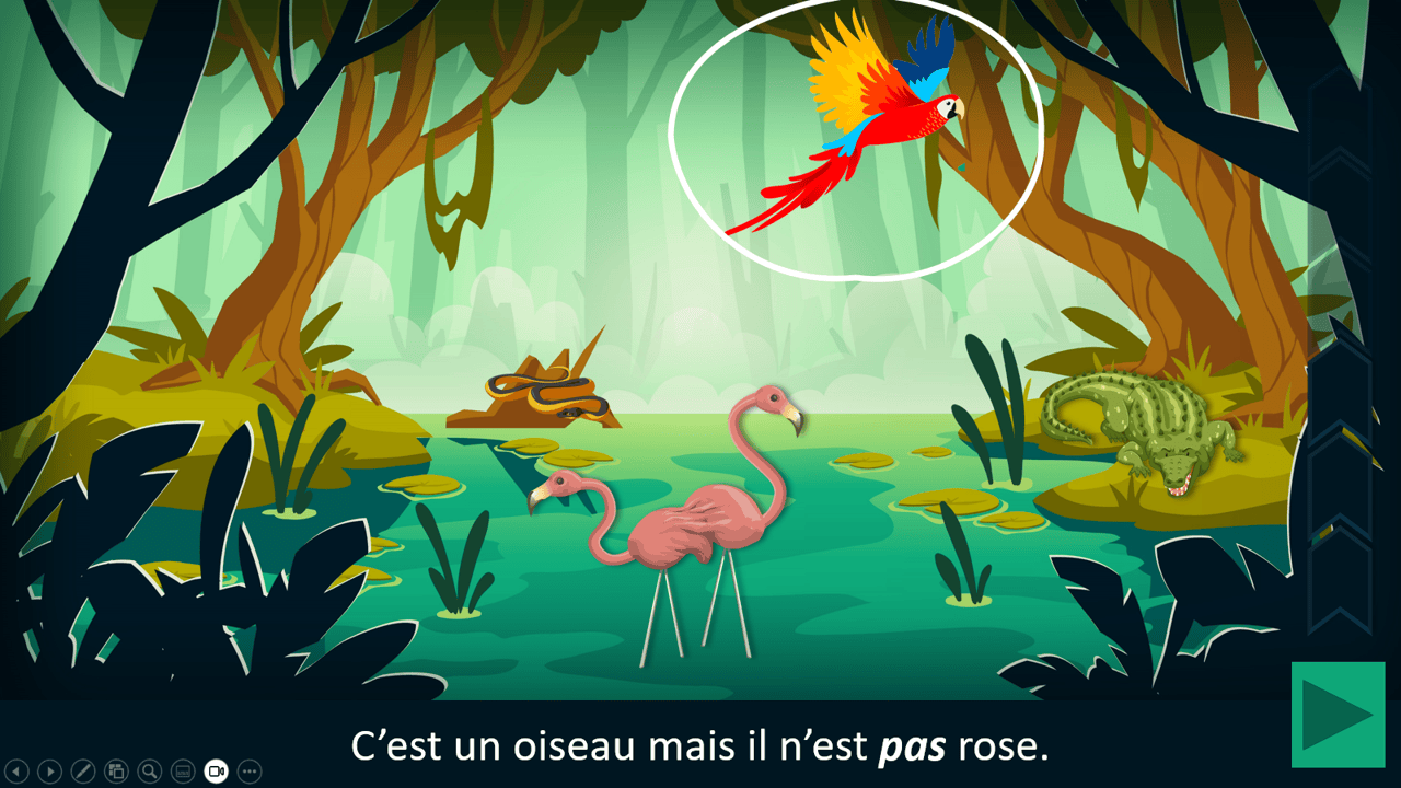 Créations orthophoniques Sur le chemin des phrases jeu négation complète