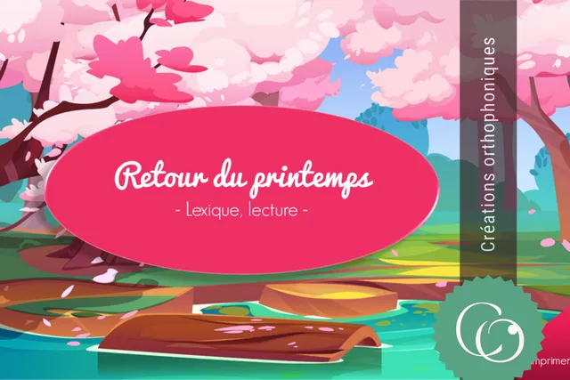 Créations orthophoniques Lecture Retour du printemps jeu PDF