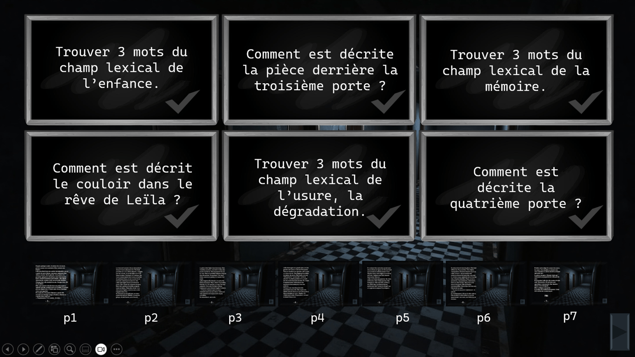 Créations orthophoniques La troisième porte support lecture ado collège