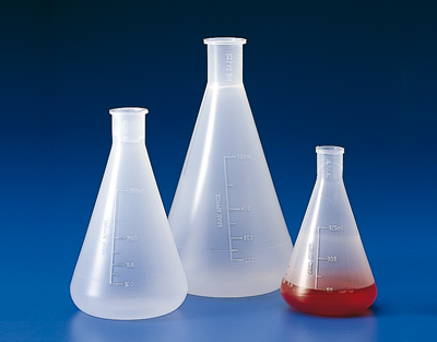 Educaduino Verrerie Lot Erlenmeyers PP Fiole Conique Chimie