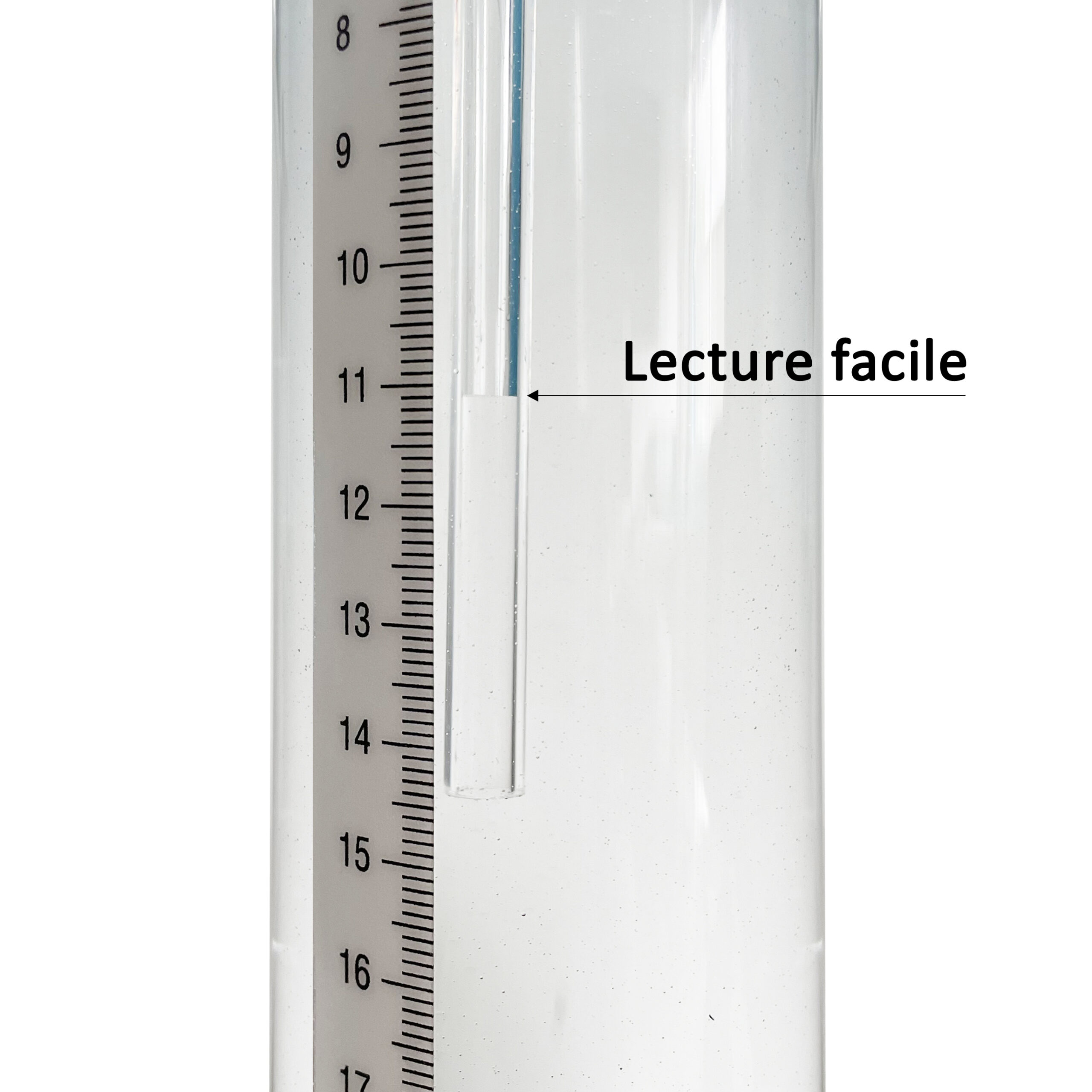 Educaduino Statique fluides Colonne graduée PMMA 39 cm