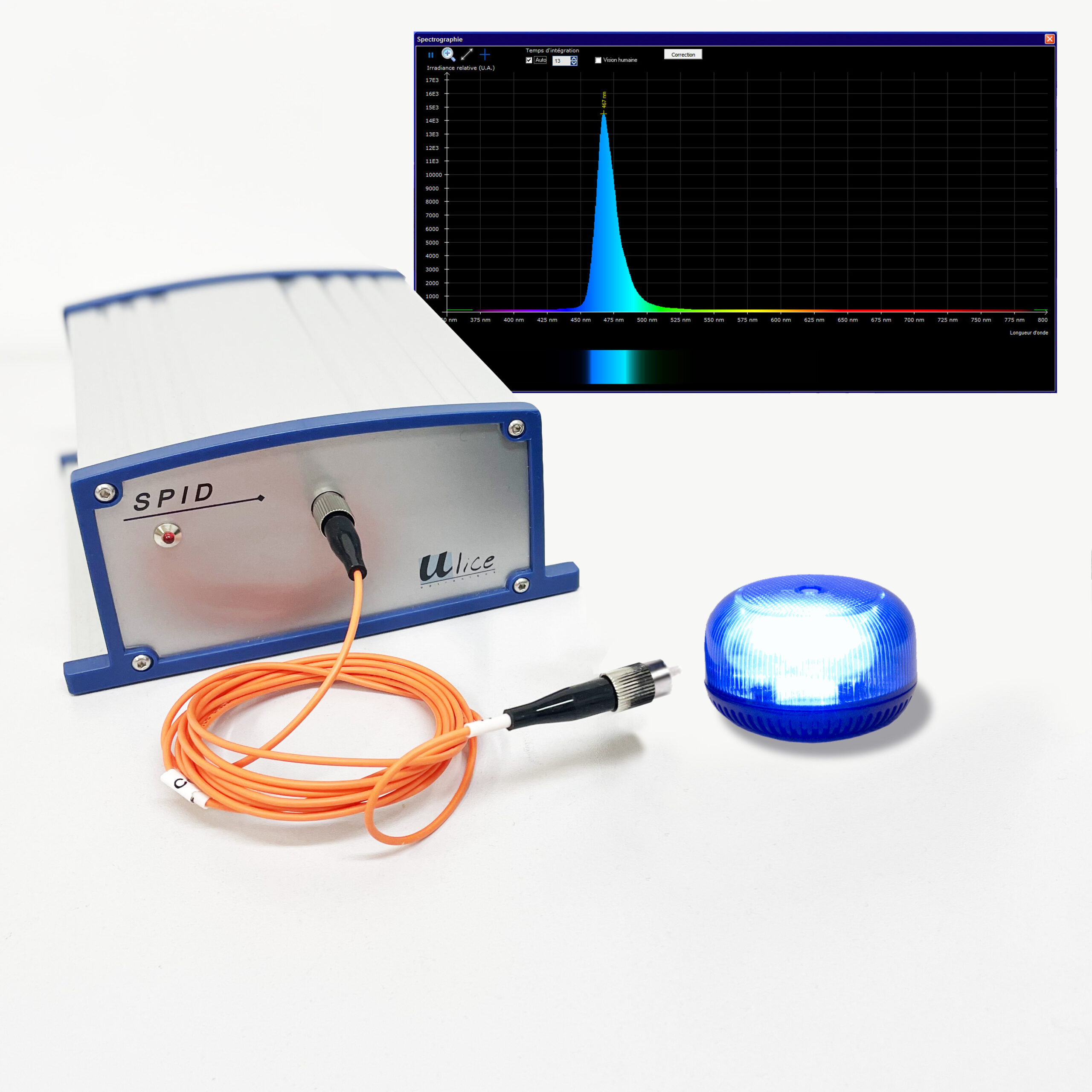 Educaduino Chimie Spectrophotomètre fibre optique 350-900nm