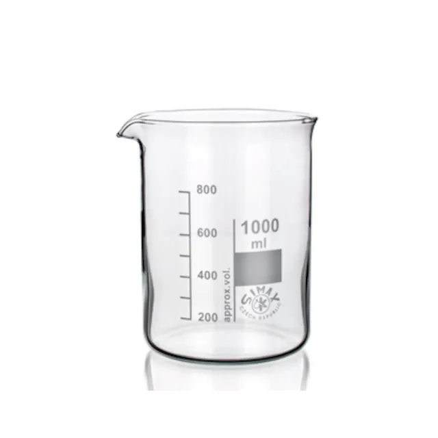 Educaduino Verrerie Lot Béchers forme basse SIMAX verre
