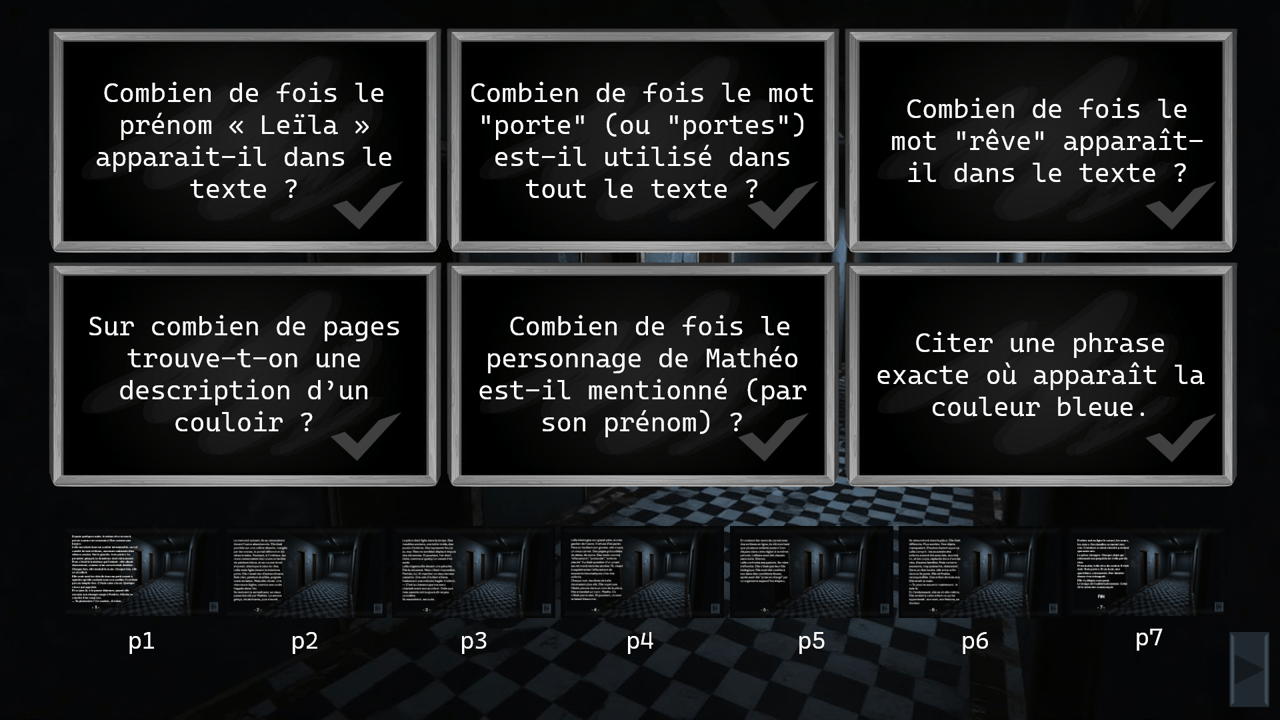 Créations orthophoniques La troisième porte support lecture ado collège