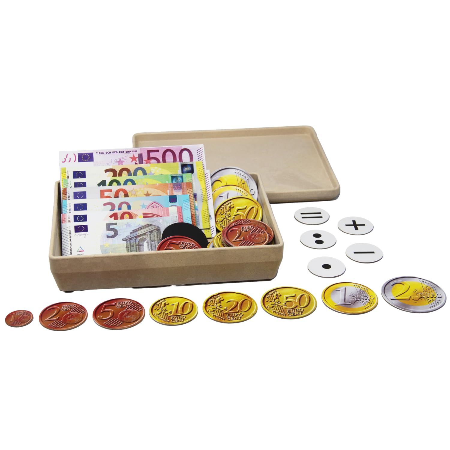 Wissner Lernspiele monnaie euro magnétique coffret 100 pièces