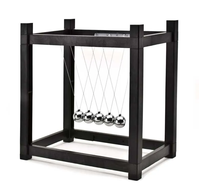 Educaduino Mécanique Pendule de Newton billes acier 5 billes