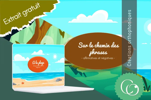 Créations orthophoniques Sur le chemin des phrases jeu syntaxe gratuit
