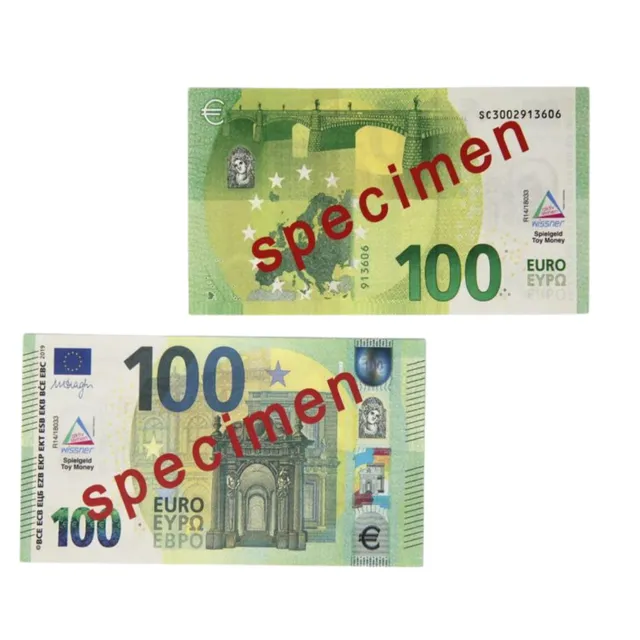 Wissner Lernspiele 100 billets 100 euros papier renforcé
