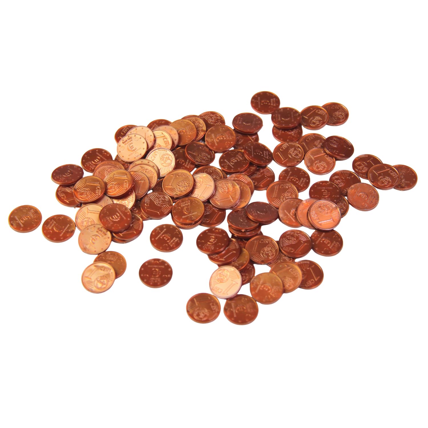 Wissner Lernspiele 100 pièces 1 cent euros factices RE-Plastic
