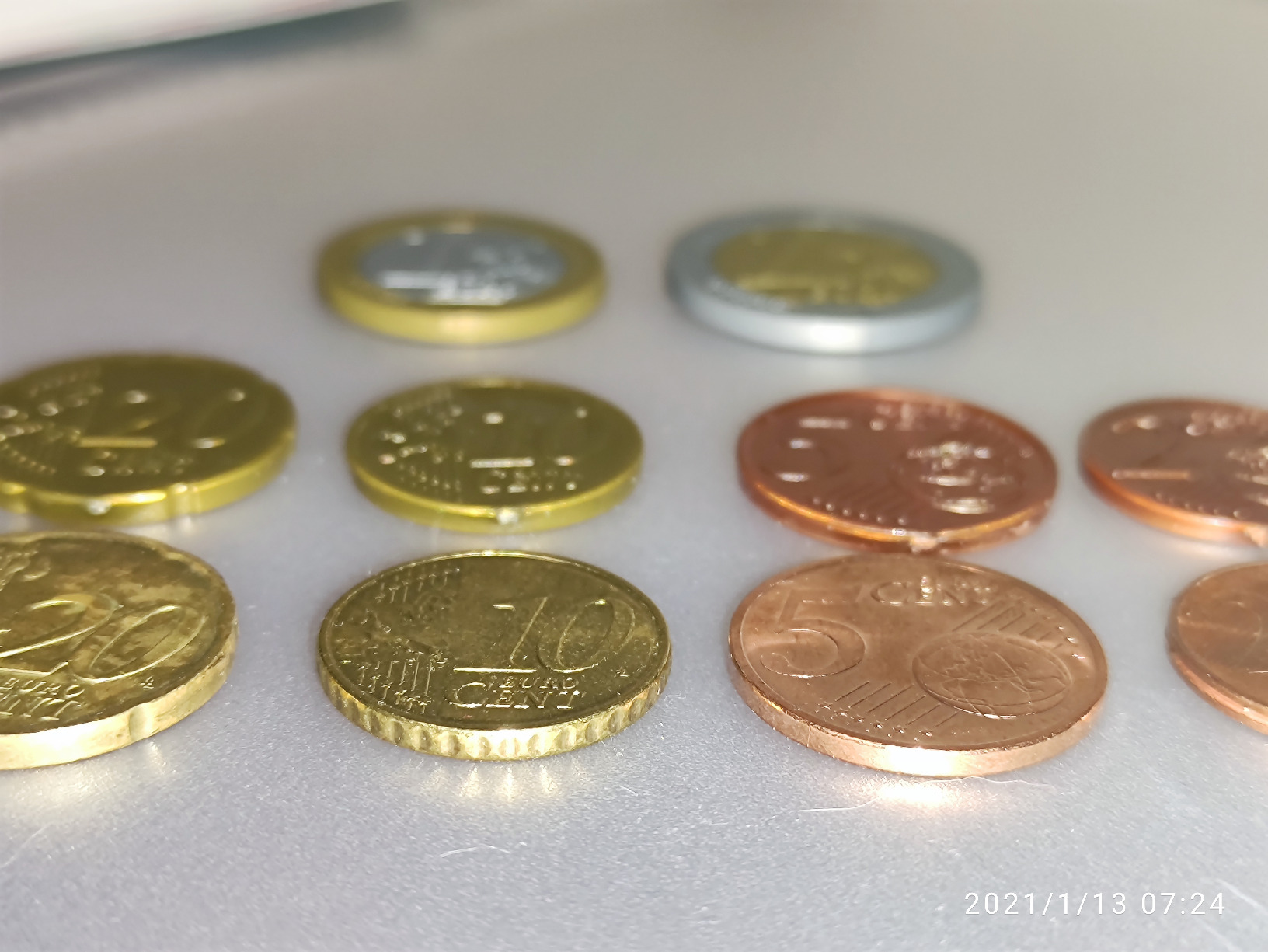 Wissner Lernspiele 080610.000 pièces euros taille réelle lot 50