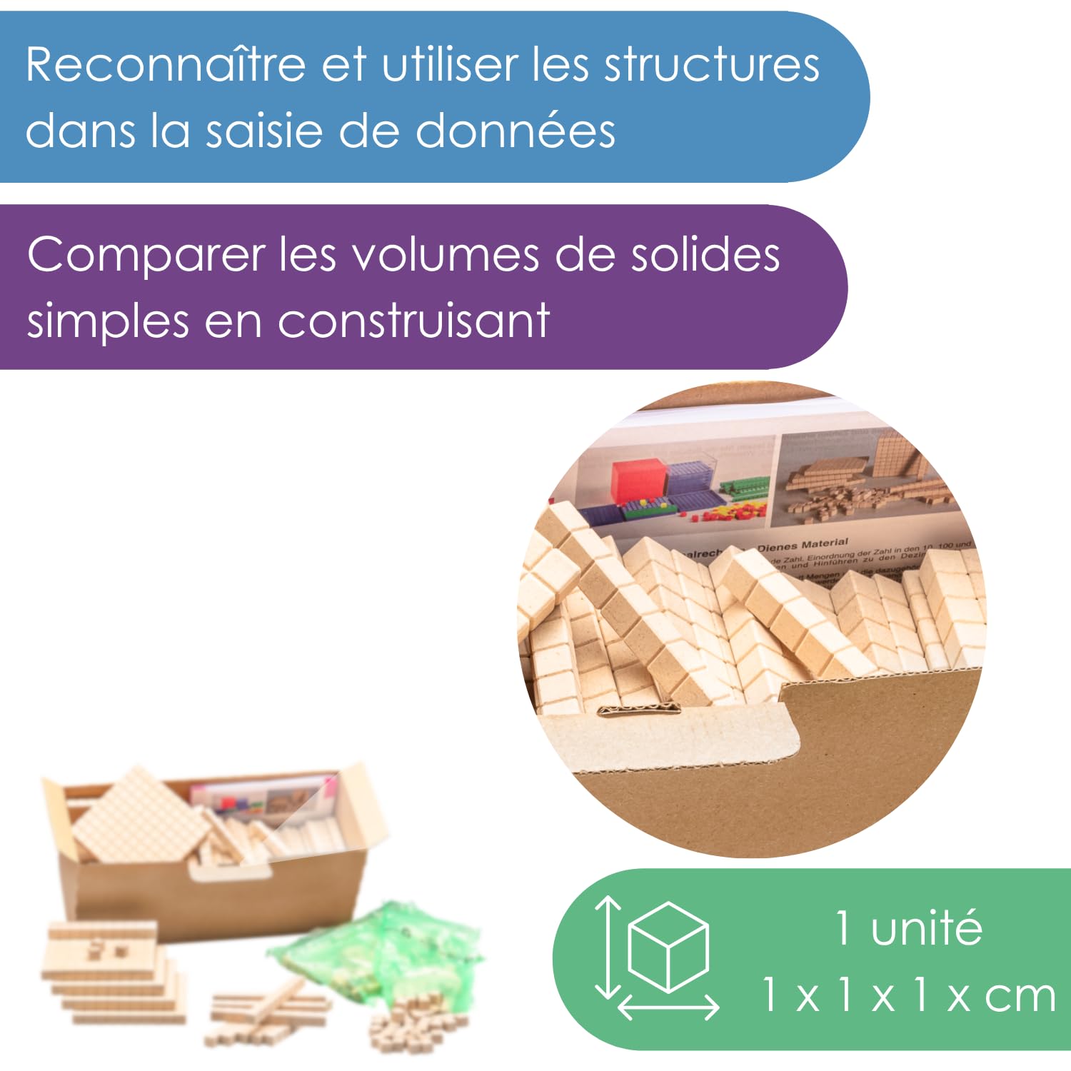Wissner Zahlen & Rechnen Base 10 432 pièces boîte carton