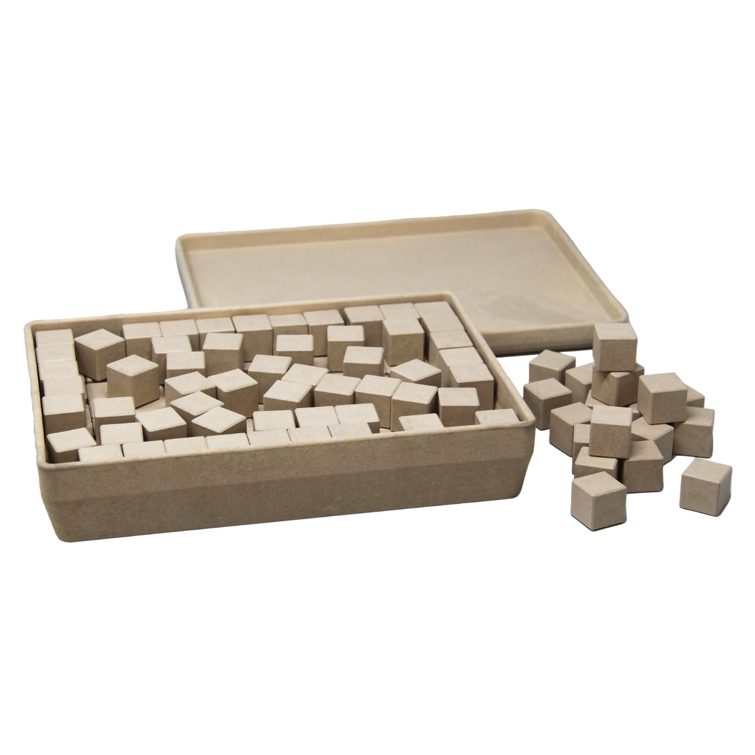 Wissner Raum & Form 150 cubes 2 cm RE-Wood géométrie sac