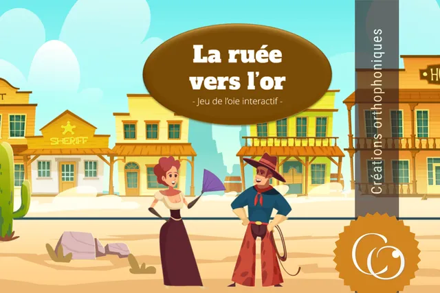 Créations orthophoniques Cognition mathématique La ruée vers l’or jeu PowerPoint