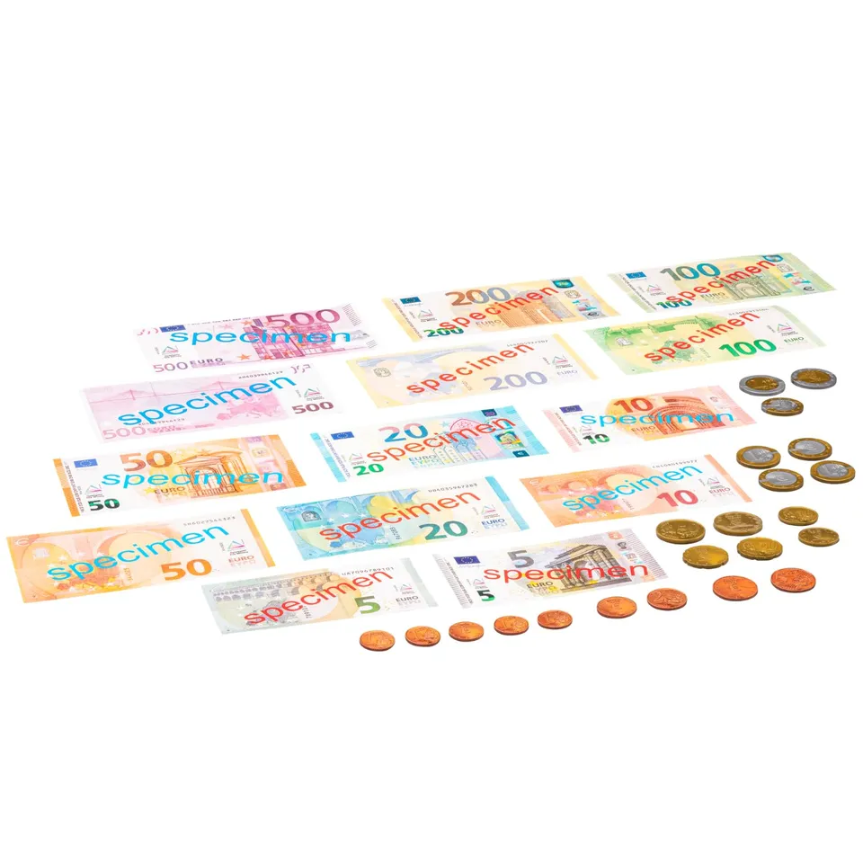 Wissner Lernspiele jeu de la monnaie euros 44 pièces et billets
