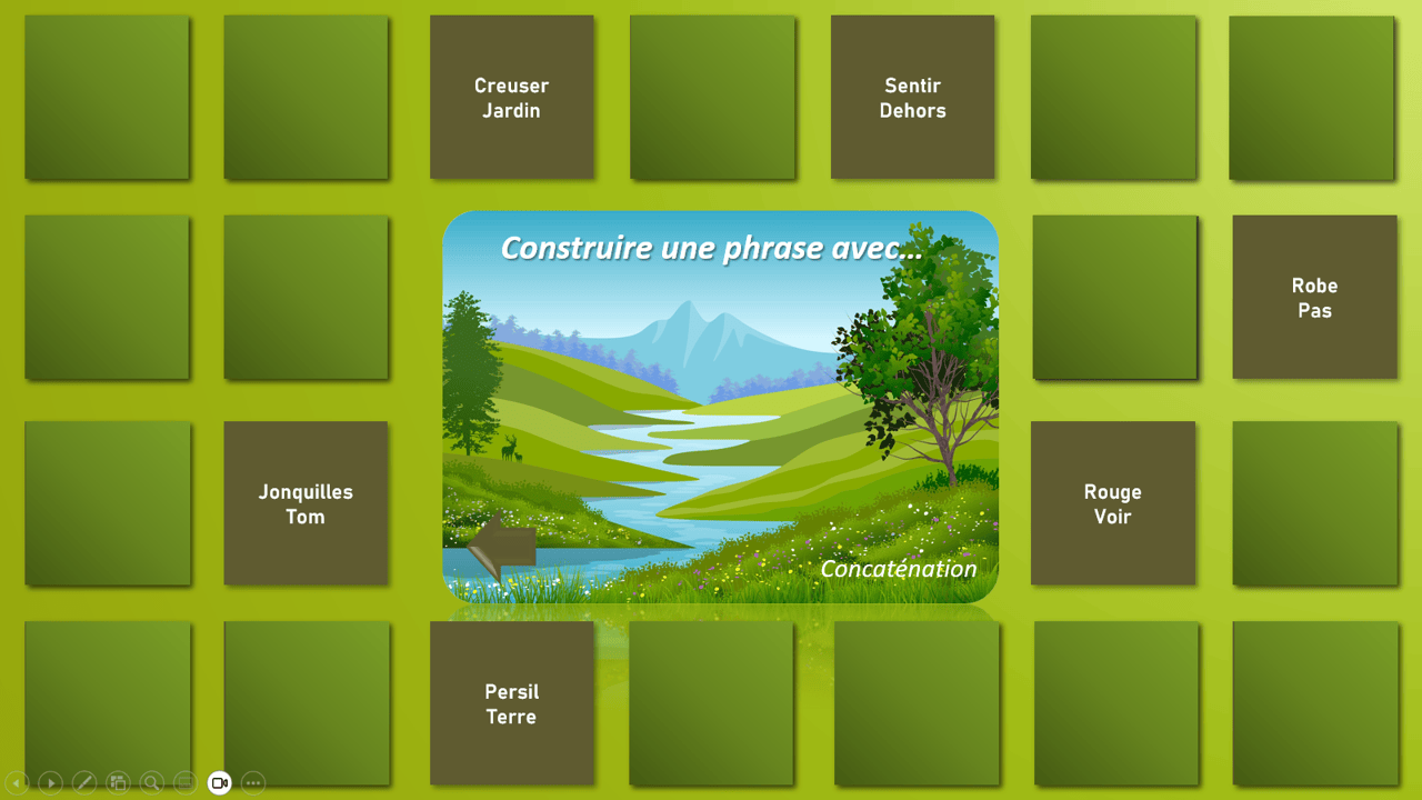 Créations orthophoniques Promenade fleurie jeu de l’oie interactif tous objectifs