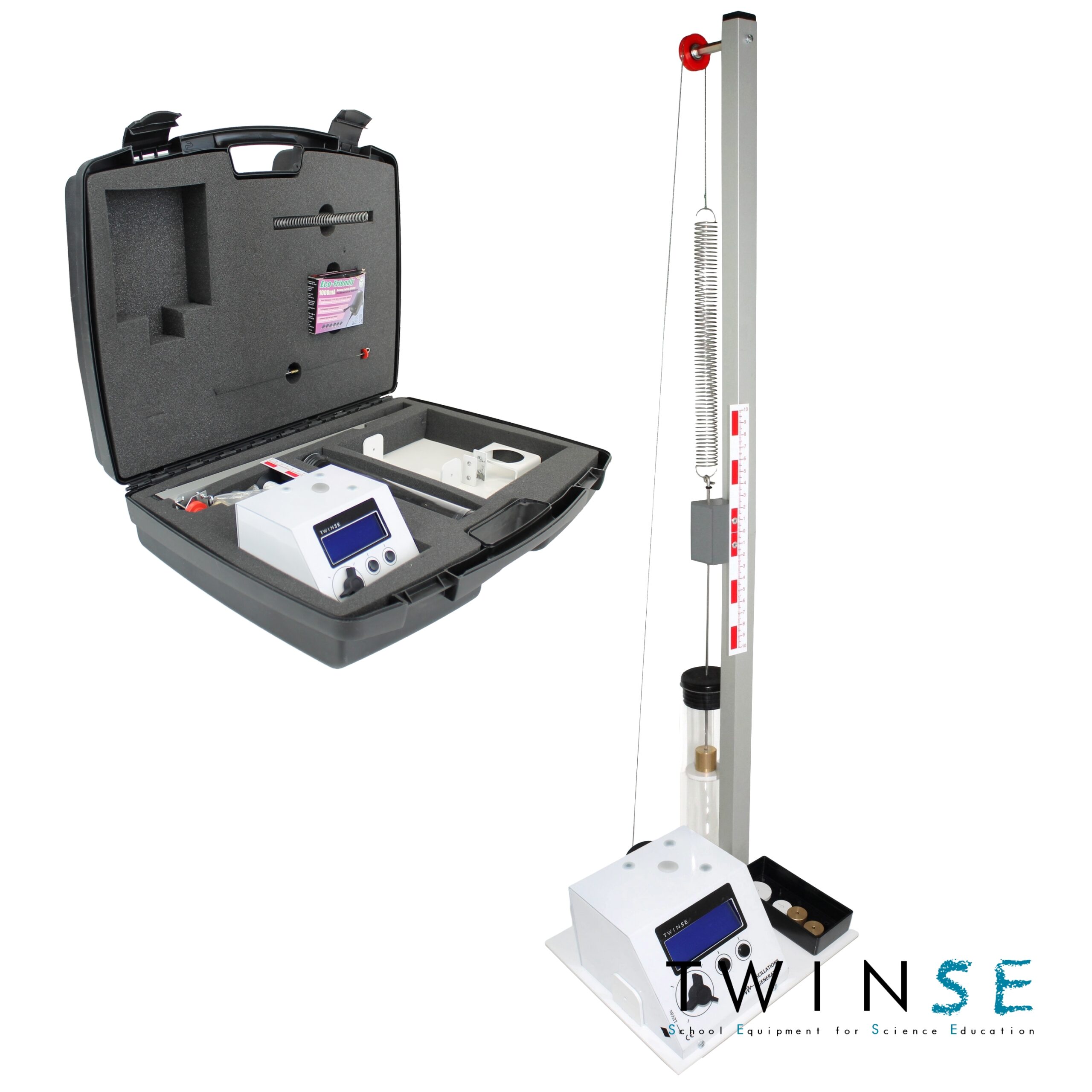 Educaduino Mécanique valisette oscillations forcées 5 kg