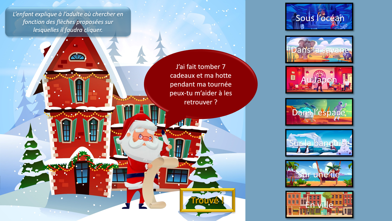 Créations orthophoniques Hotte du Père Noël ressource langage oral