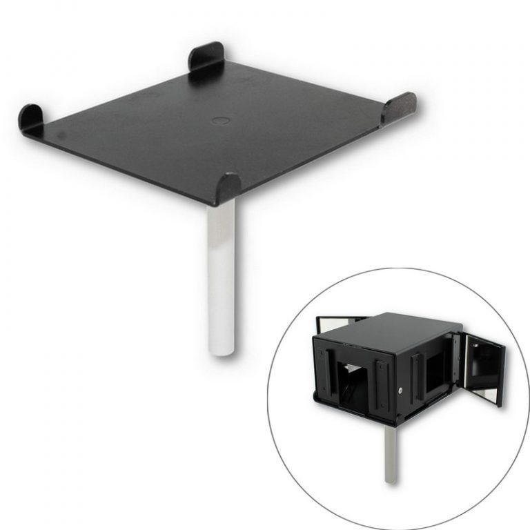 Educaduino Optique et ondes Support source à miroirs tige Ø10 acier