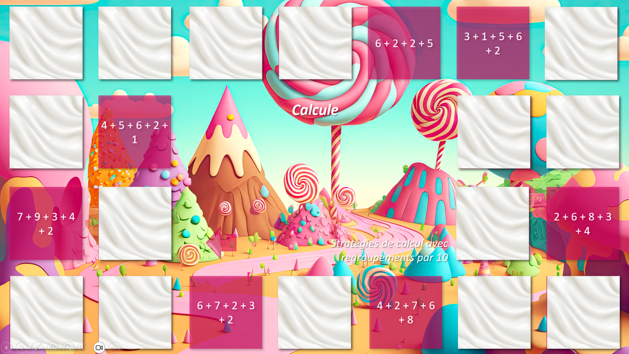 Créations orthophoniques Cognition Pays bonbons jeu de l’oie interactif