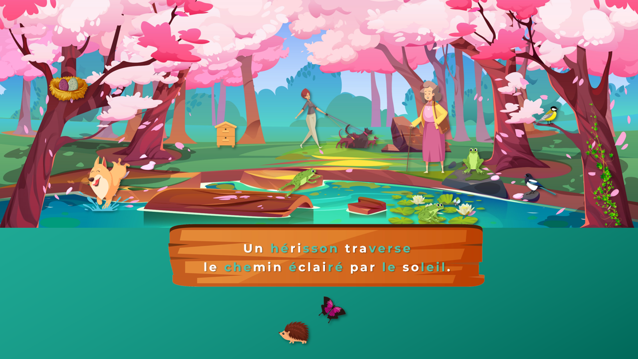 Créations orthophoniques Lecture Il se passe au printemps dans la forêt PowerPoint