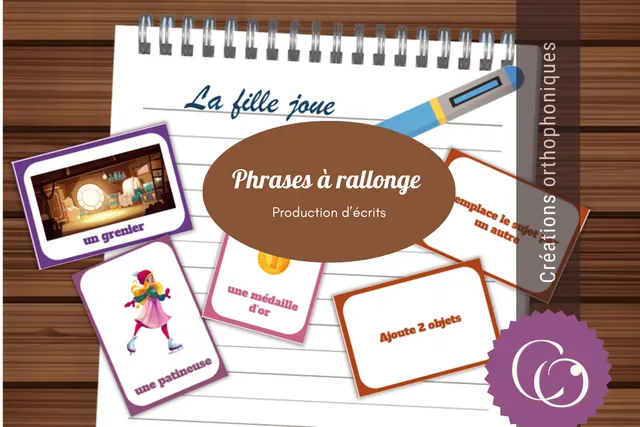 Créations orthophoniques Phrases à rallonge cartes syntaxe PDF