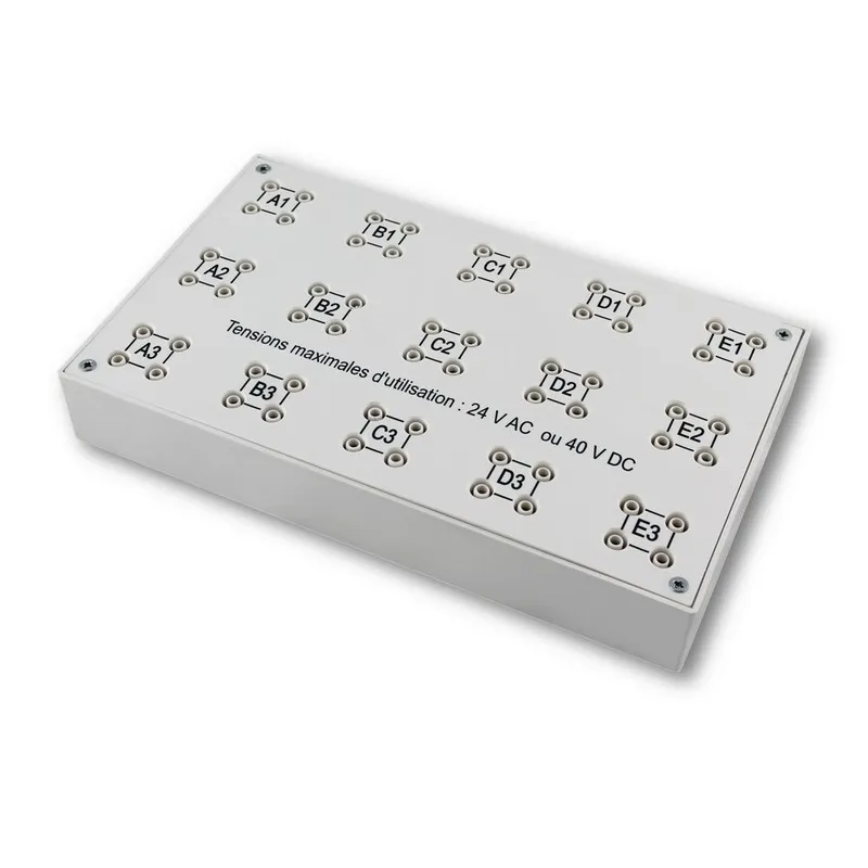 Educaduino Électricité Platine connexion 15 pôles 285 mm