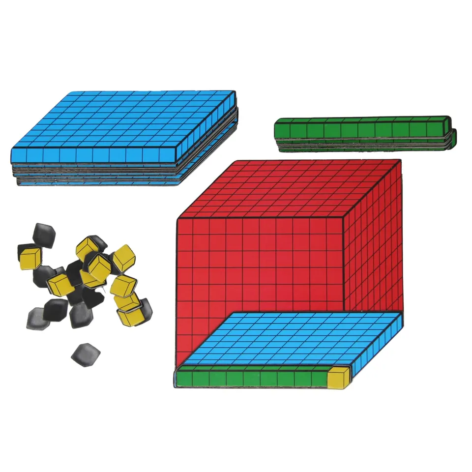 Wissner Zahlen Rechnen set base 10 magnétique 54 pièces