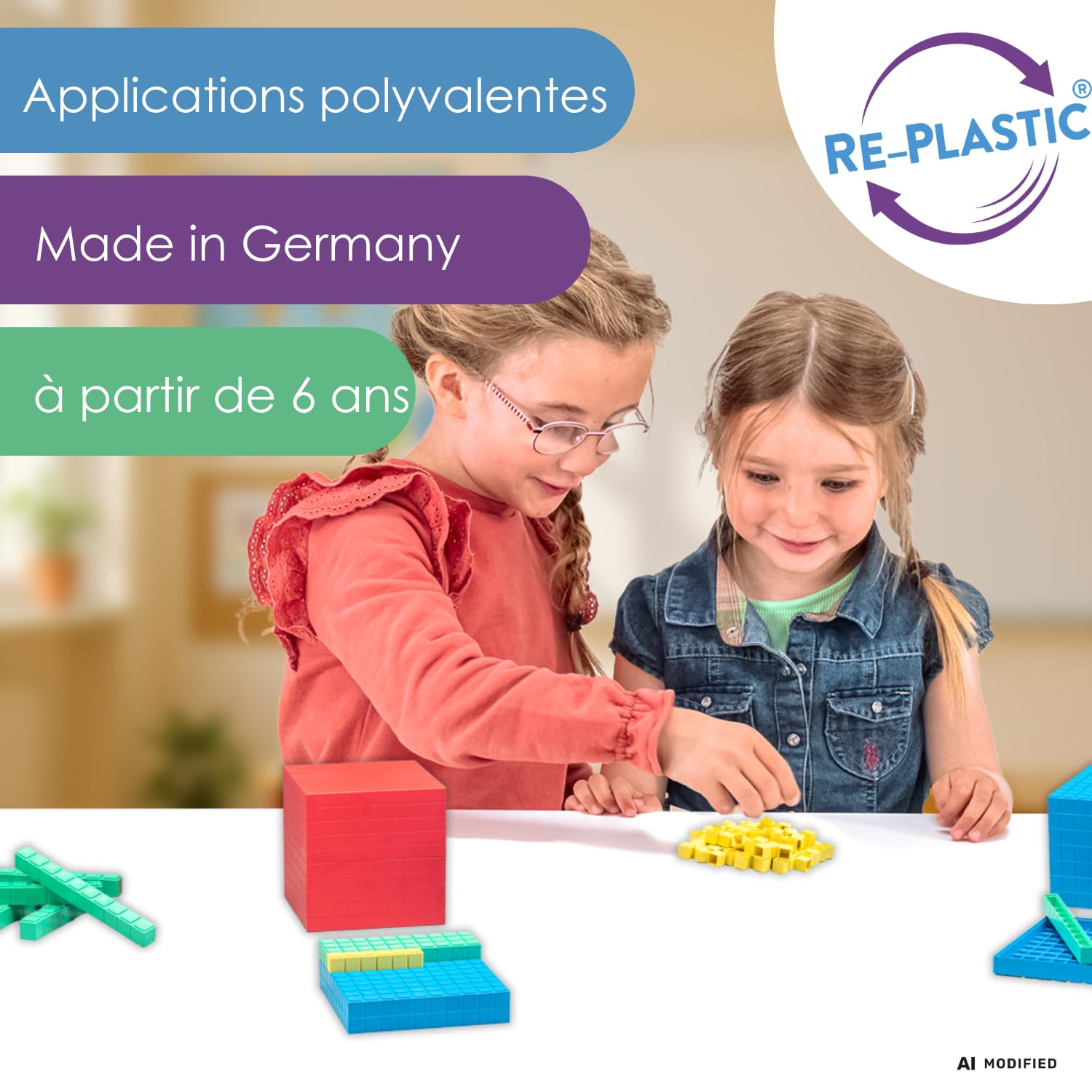 Wissner Zahlen & Rechnen Set classe 184 pcs RE-Plastic carton